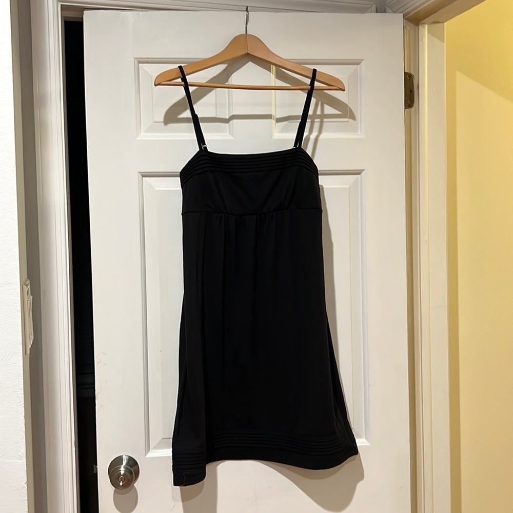 Loft Black Spaghetti Strap Dress